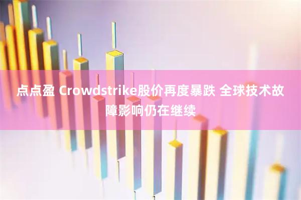 点点盈 Crowdstrike股价再度暴跌 全球技术故障影响仍在继续